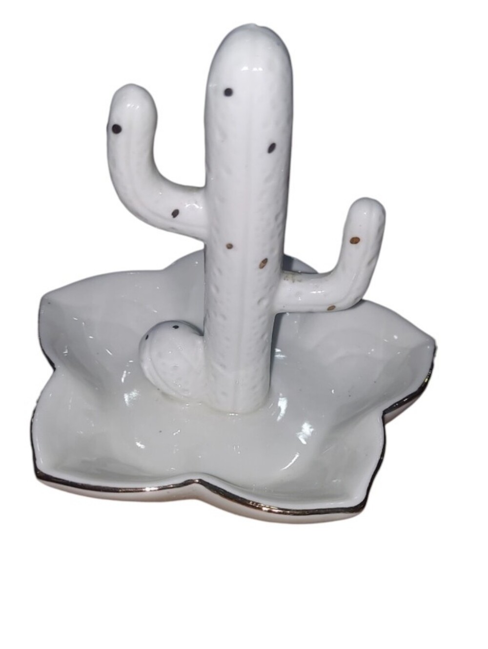 Ceramic Cactus Ring Holder - Picture 1 of 2